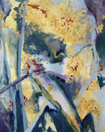 Fungi Forest painting by Andrea Soler